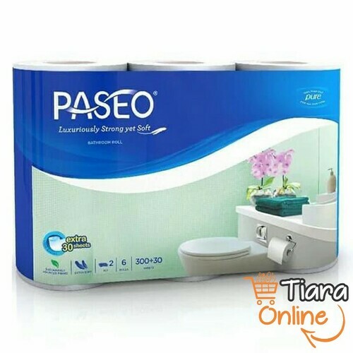 PASEO - TOILET BATHROOM ROLL : 6 ROLLS