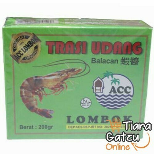 ACC LOMBOK - TERASI UDANG : 200 GR