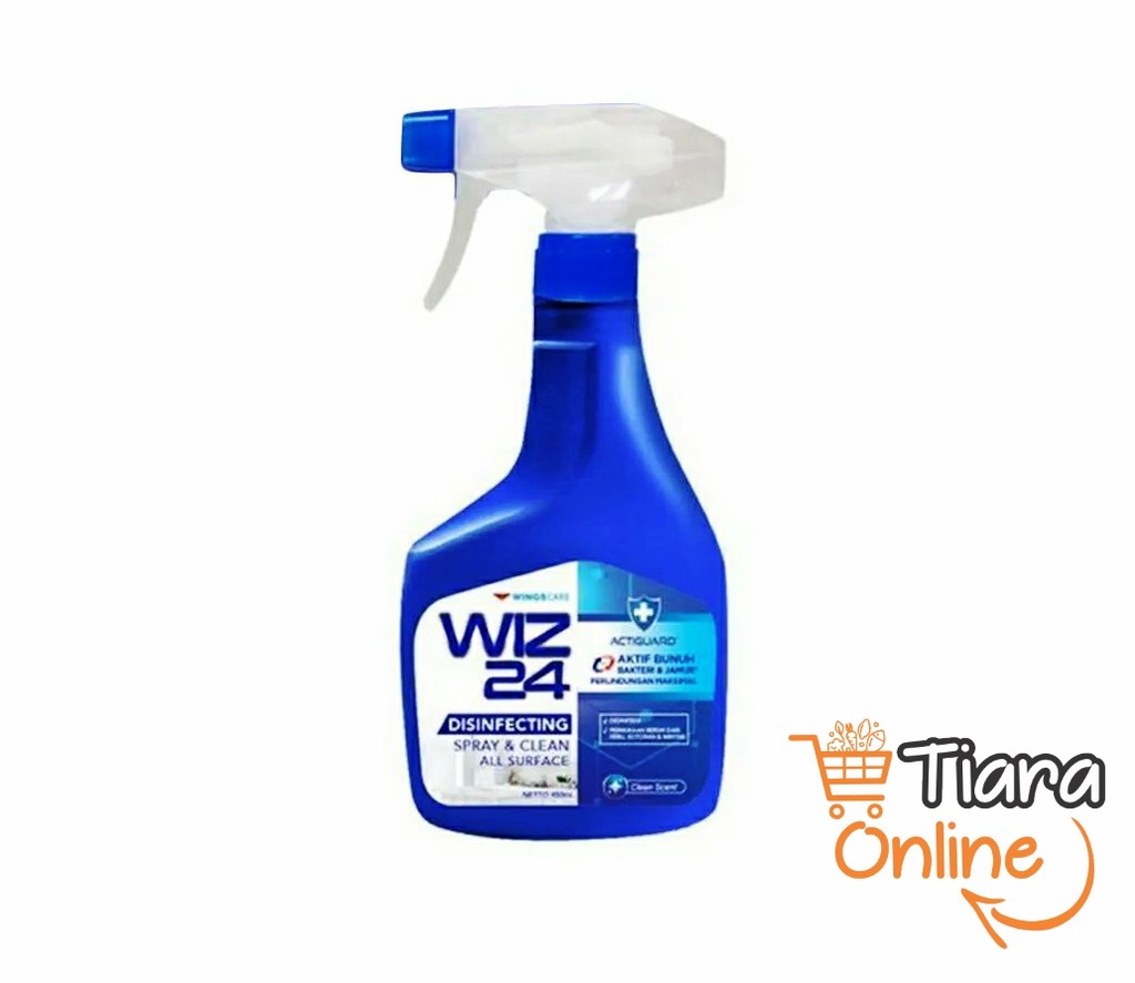 WIZ24 - DISINFECTANT SPRAY CLEAN : 450 ML