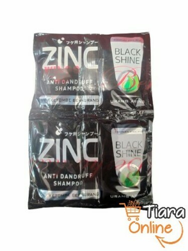 ZINC SHAMPOO BLACK SHINE : 12X10ML