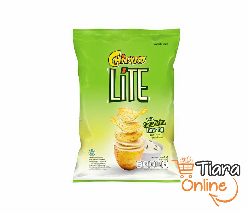 CHITATO LITE SAUS KRIM BAWANG : 55 GR