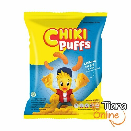 CHIKI - PUFFS CHEDDAR CHEESE : 60 GR 