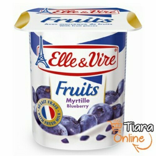 ELLE & VIRE - FRUITS BLUEBERRY : 125 GR 