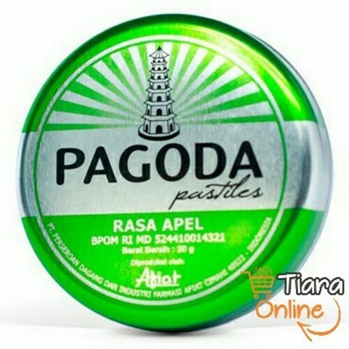 [1452238] PAGODA - PASTILES APPLE : 20 GR 