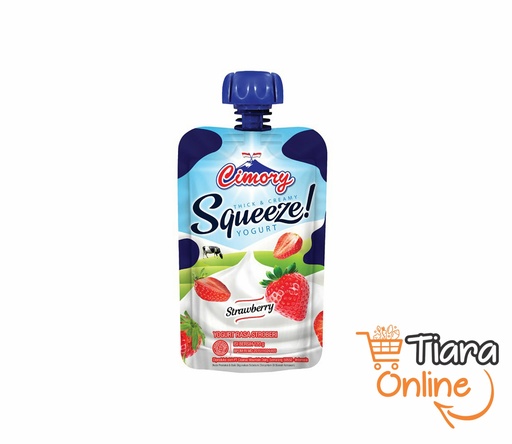 [1814348] CIMORY YOGURT SQUEEZE STRAWBERRY : 120 ML