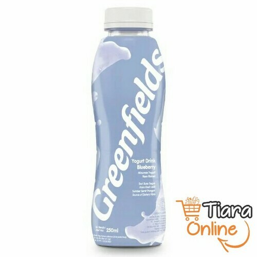 [1814304] GREENFIELDS - YOGURT DRINK BLUEBERRY : 250 ML 