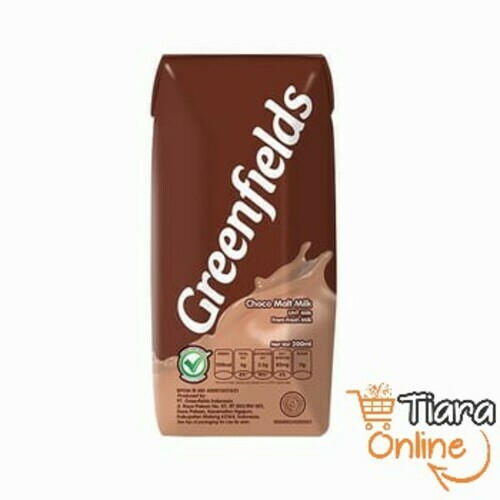 [1302168] GREENFIELDS - UHT CHOCO MALT : 200 ML 