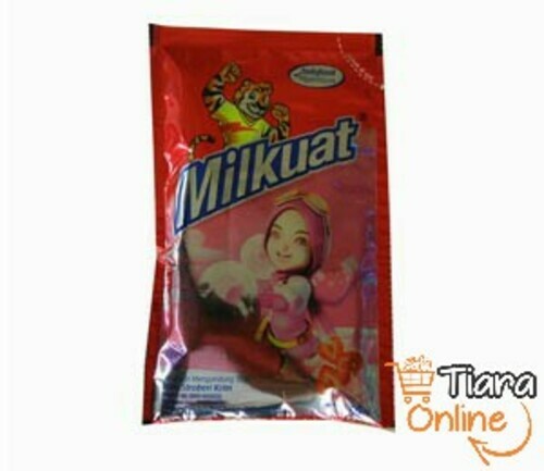 [1302074] MILKUAT - STROBERI KRIM POUCH : 50 ML