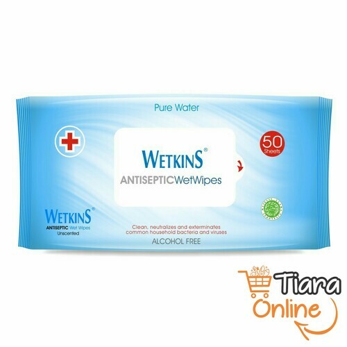 [0364393] WETKINS - ANTISEPTIC WET WIPES : 50'S