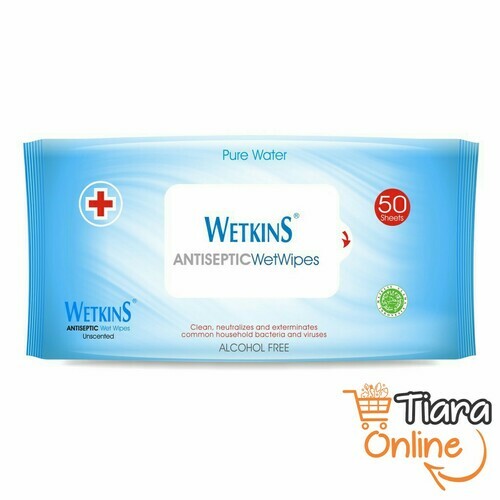 [0364393] WETKINS - ANTISEPTIC WET WIPES : 50'S