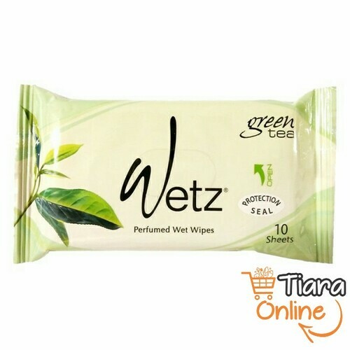 [0223420] WETZ - WIPES GREEN TEA : 10'S